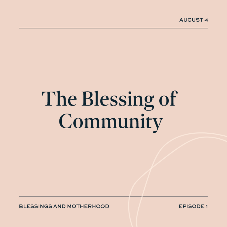Episode 1: The Blessing of Community